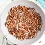 pecans in a skillet