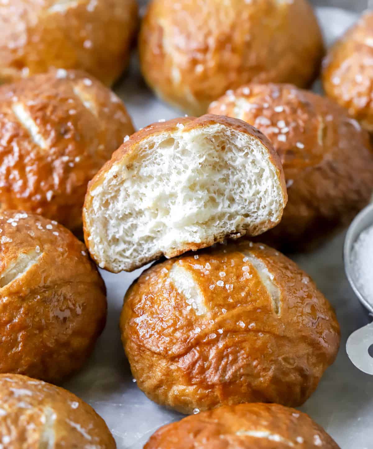 Easy Pretzel Buns Boston Girl Bakes