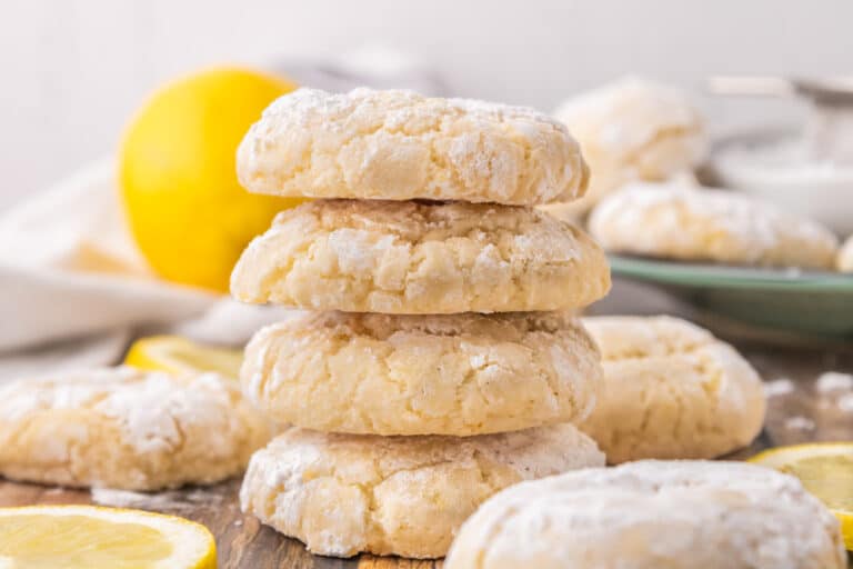 Lemon Crinkle Cookies