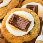 s'mores chocolate chip cookie