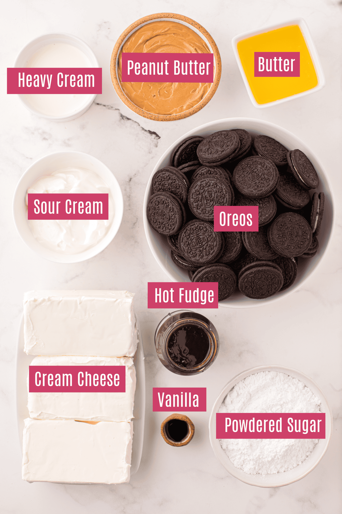 no bake peanut butter cheesecake ingredients