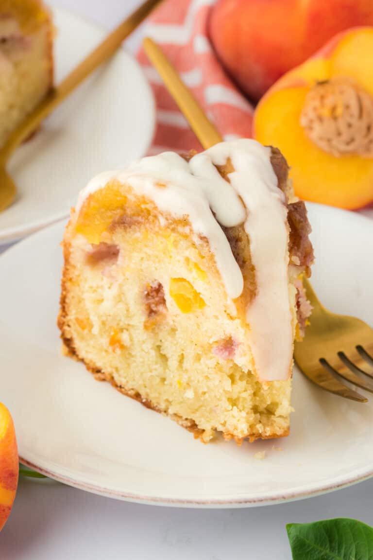 Peach Cobbler Pound Cake
