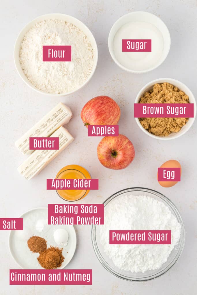 apple cider cookie ingredients