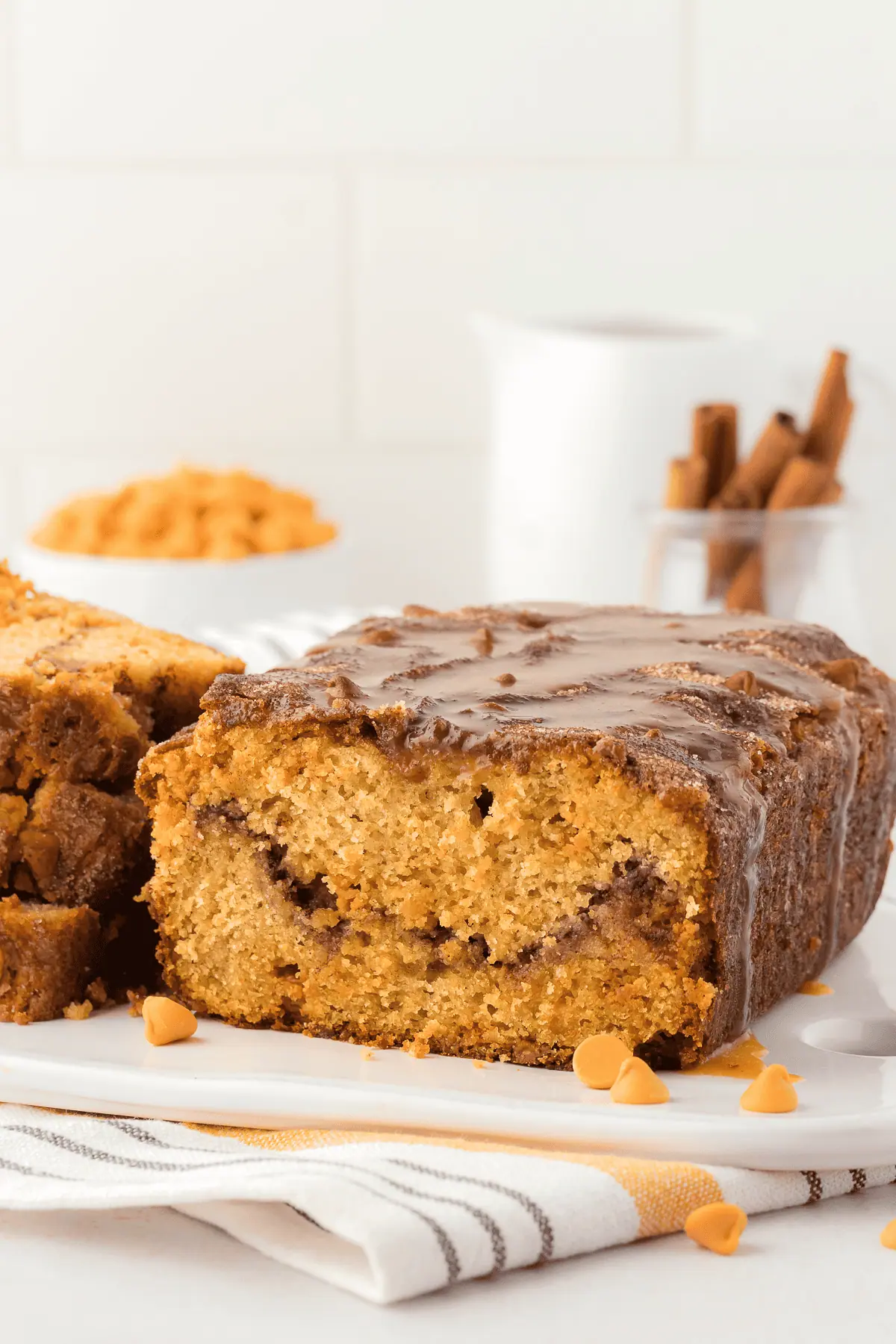 sliced butterscotch bread