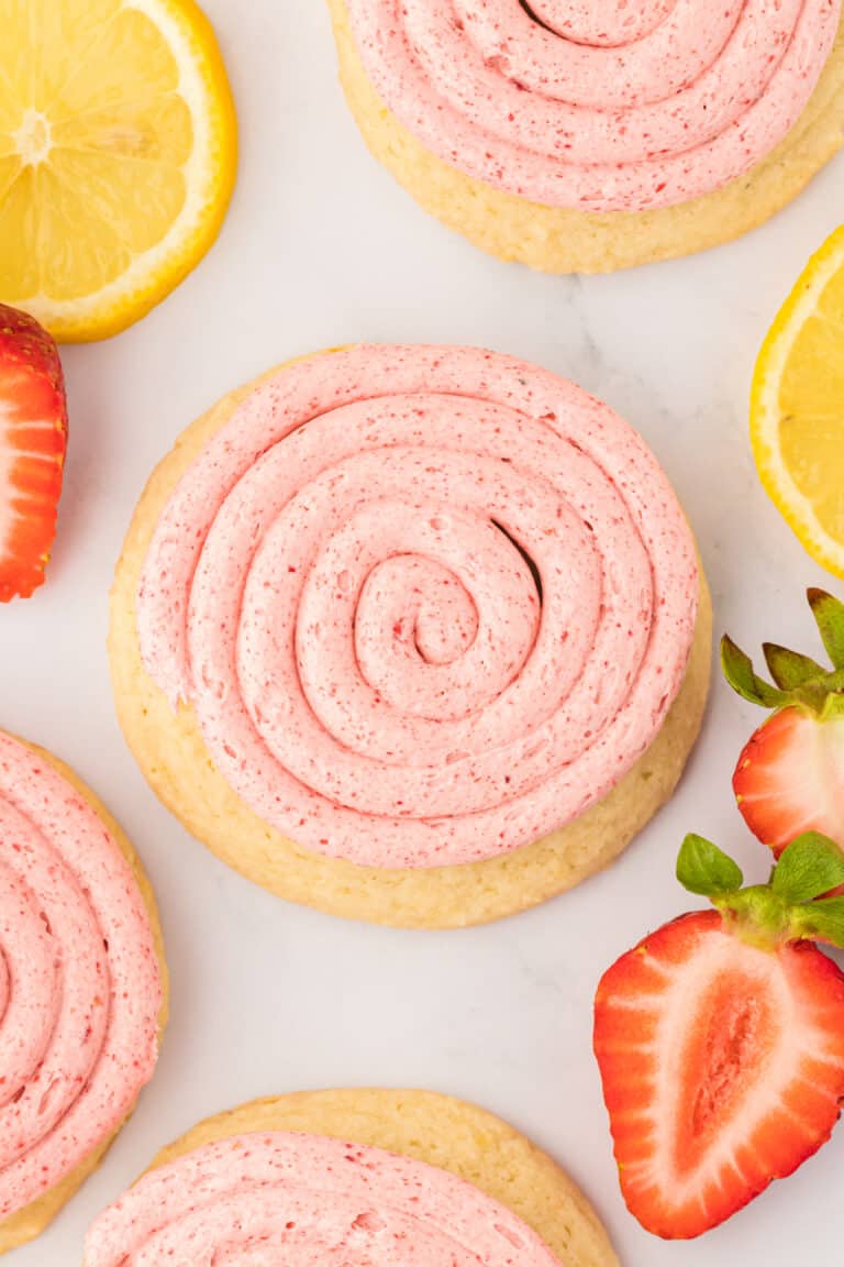 Strawberry Lemonade Cookies