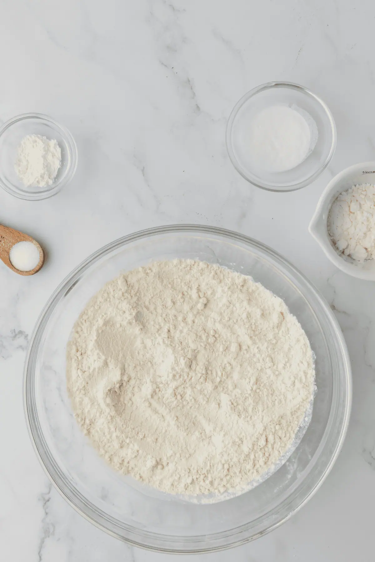large bowl of dry ingredients