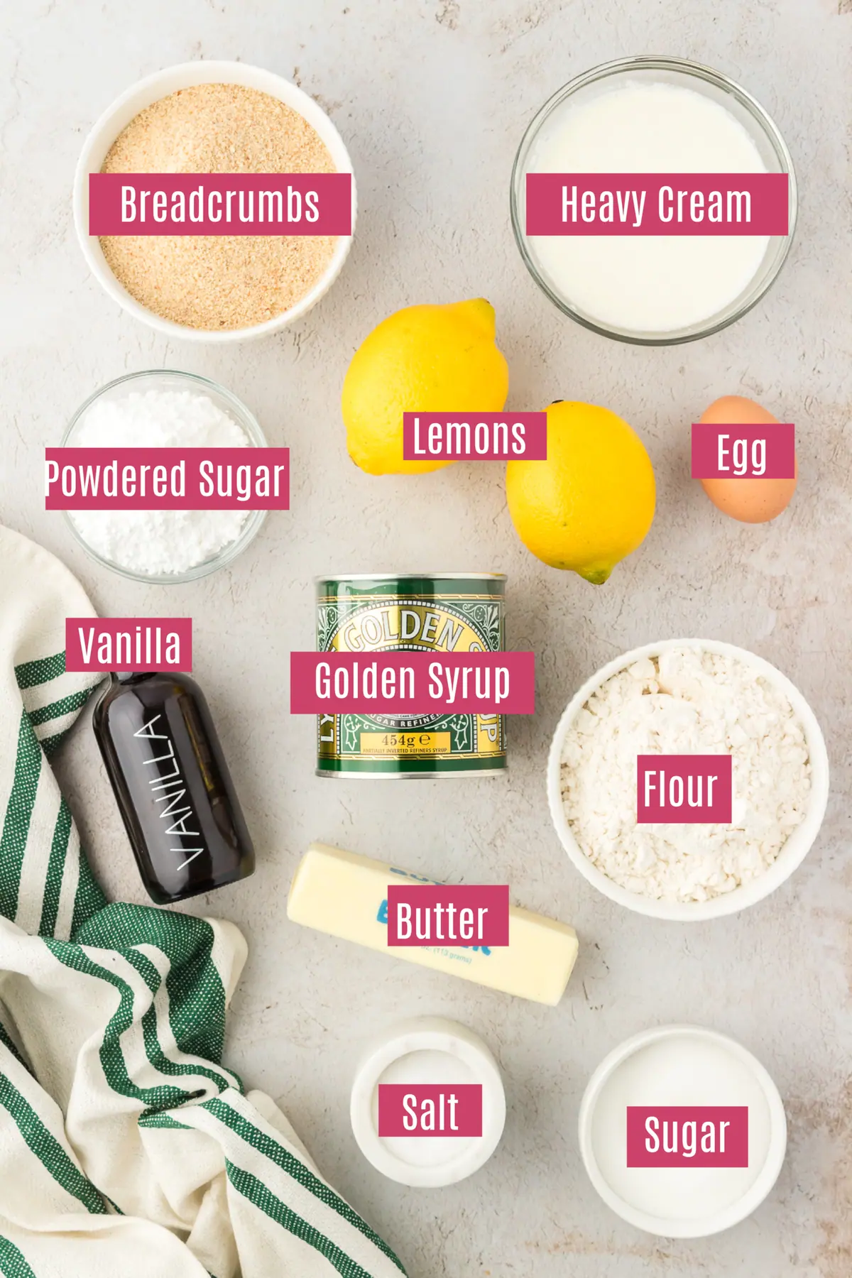 treacle tart recipe ingredients