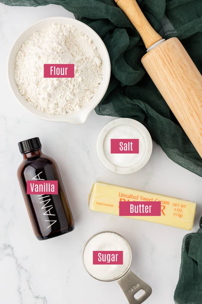 shortbread cut out cookies ingredients