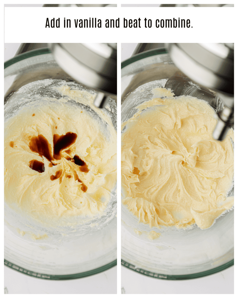 vanilla added to shortbread cookie dough