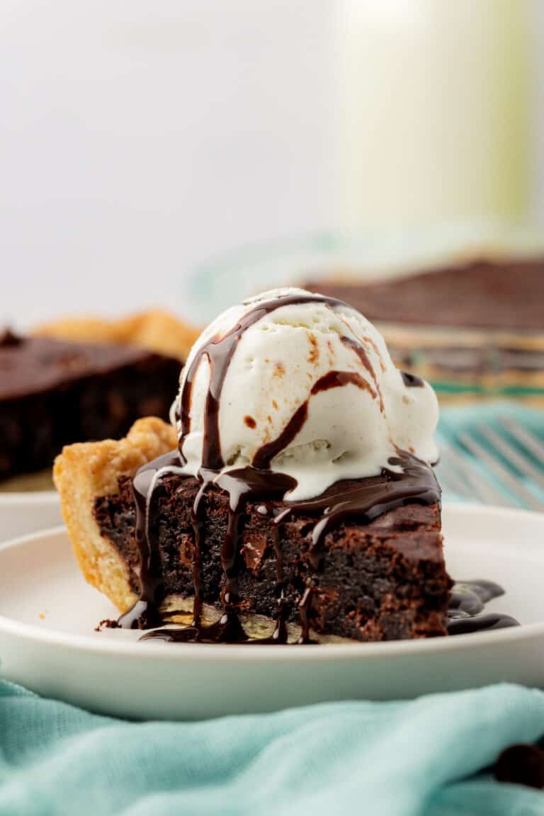 Brownie Pie Recipe