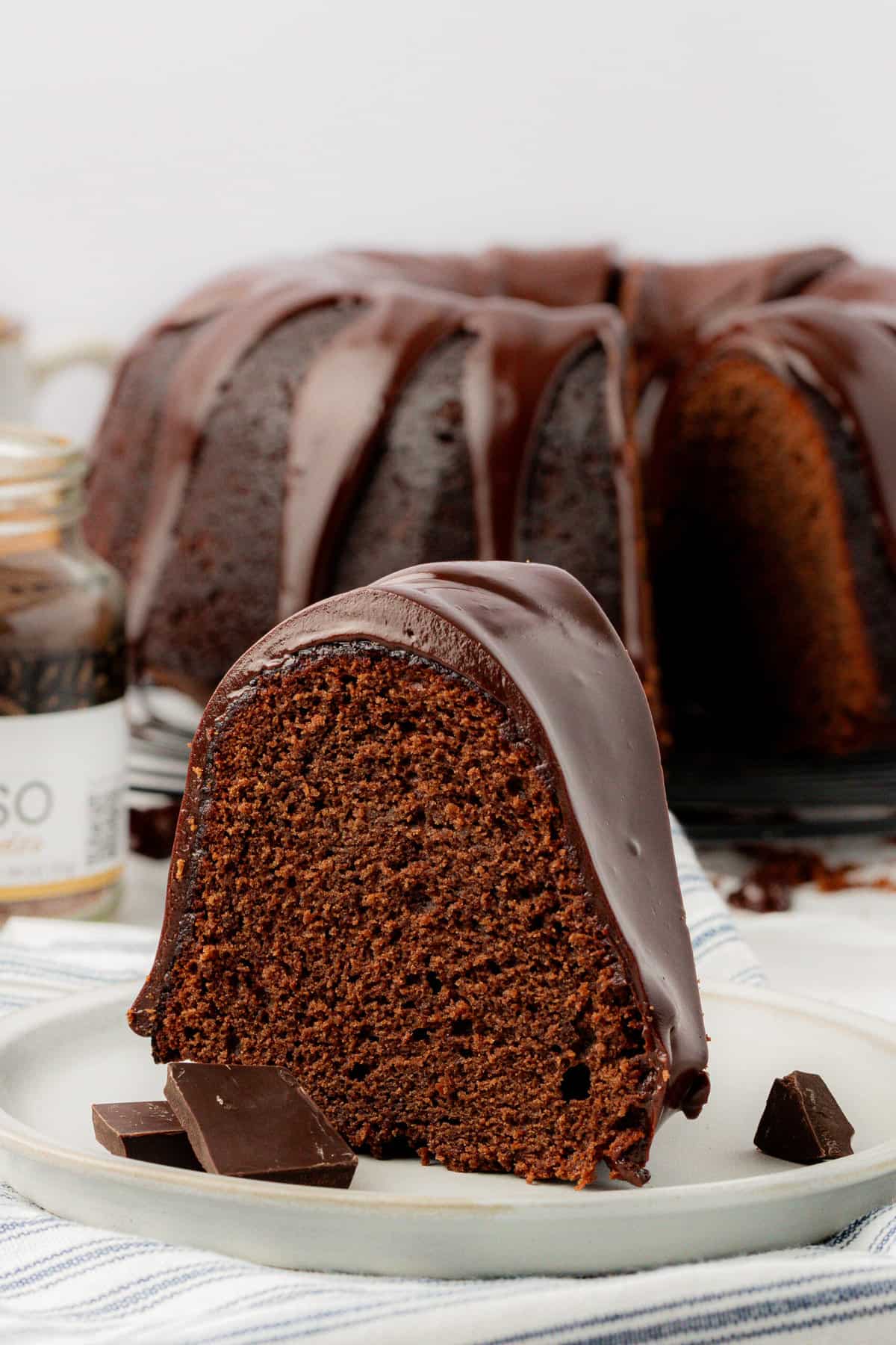 Chocolate Pound Cake Recipe (Easy & Moist Bundt Cake)