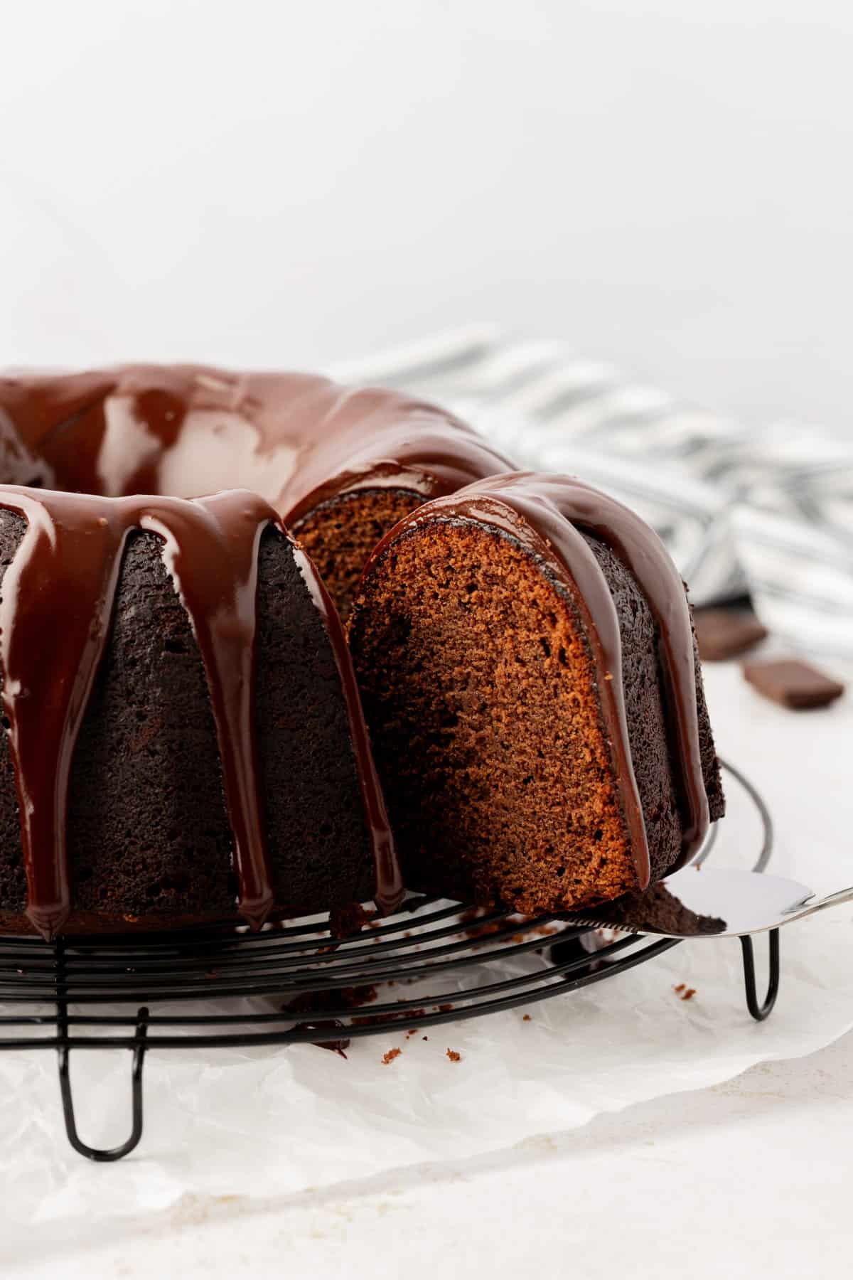 Chocolate Pound Cake Recipe (Easy & Moist Bundt Cake)