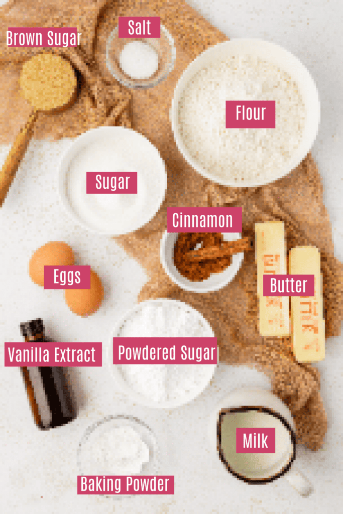 cinnamon roll cookies ingredients