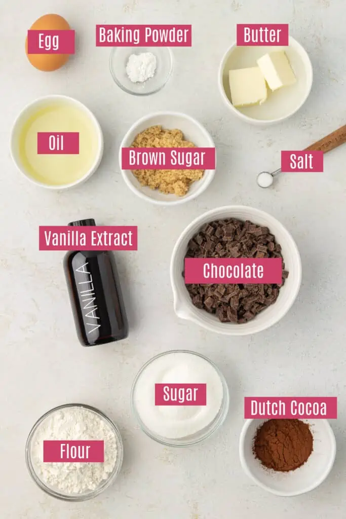 small batch brownie ingredients