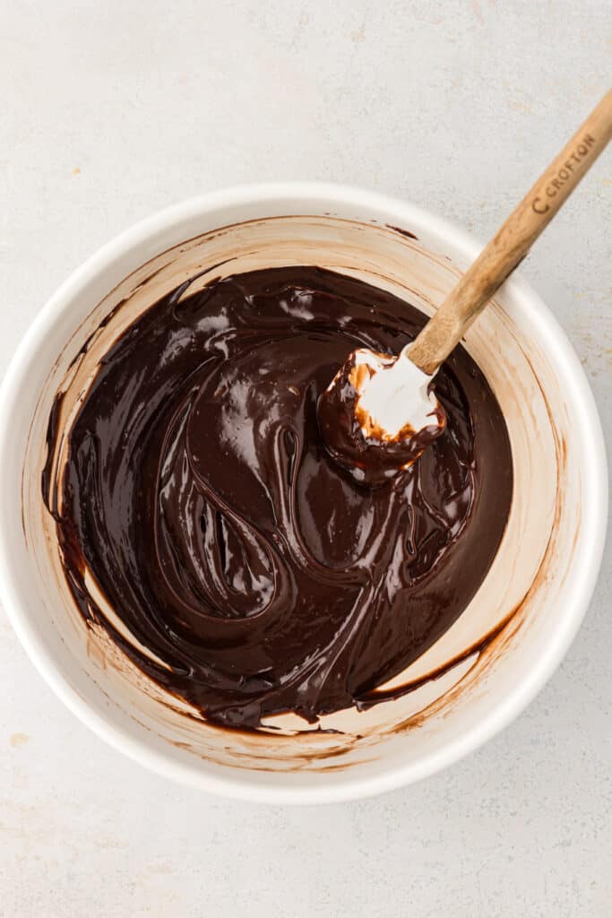 ganache in a bowl