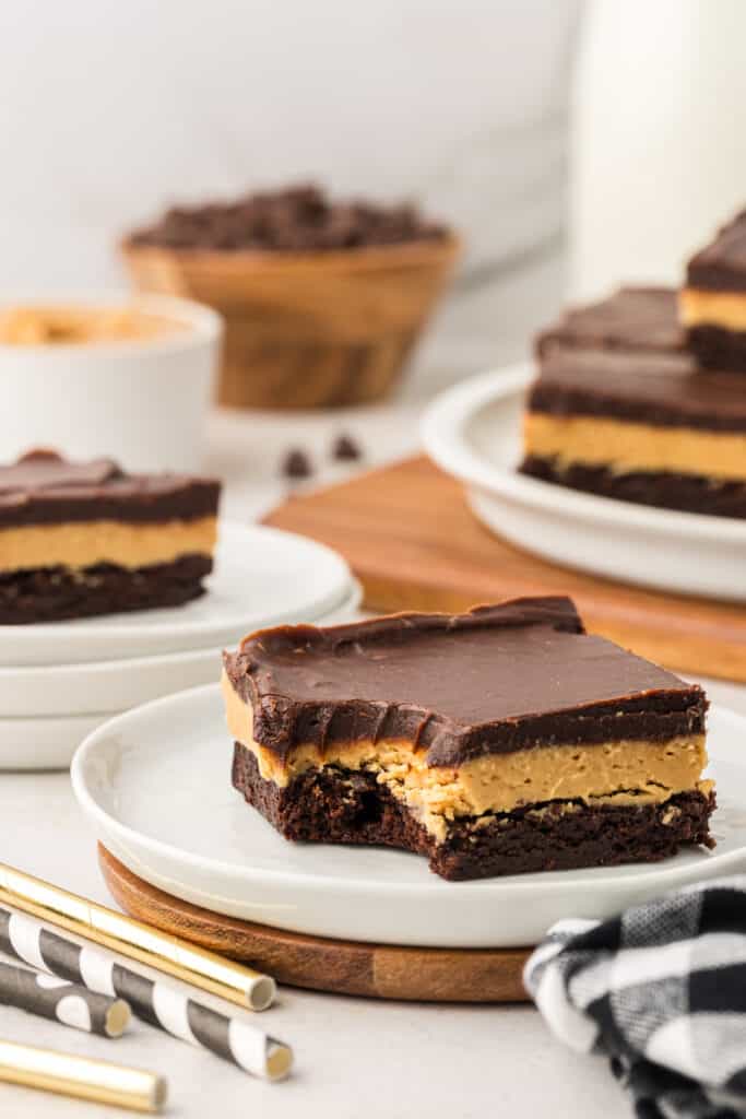 buckeye brownie on a plate