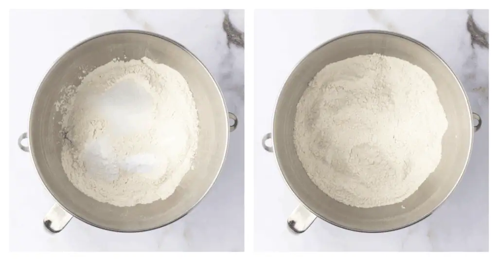 dry ingredients stirred together