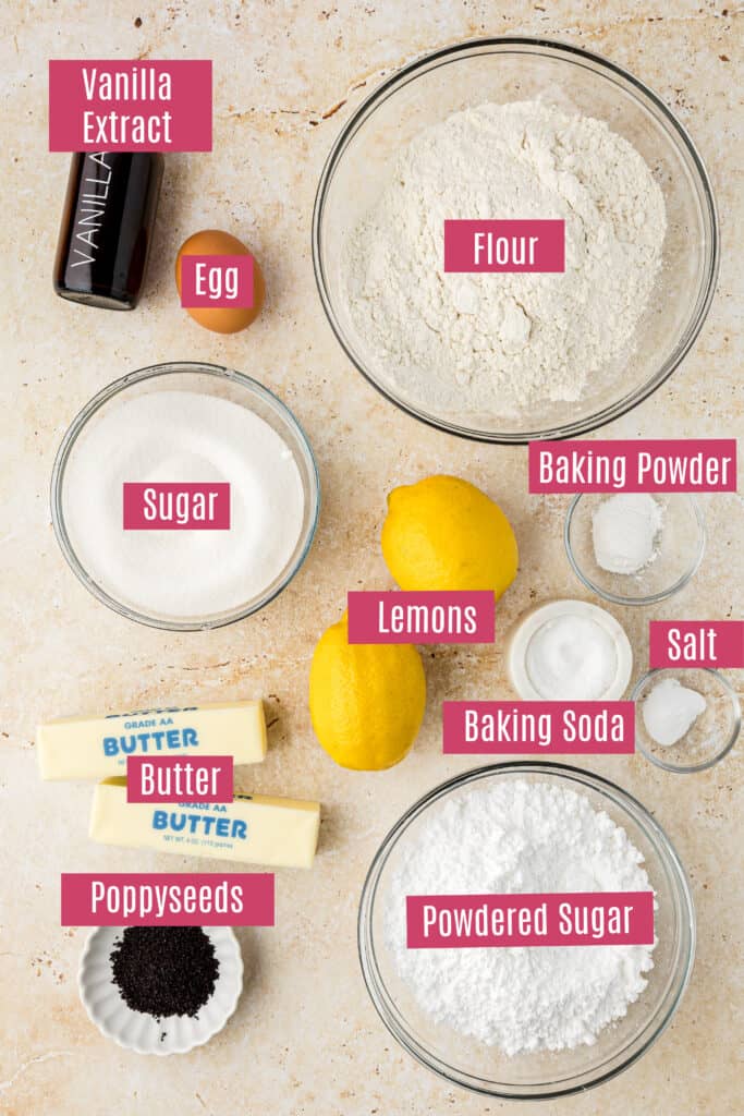lemon poppyseed cookies ingredients