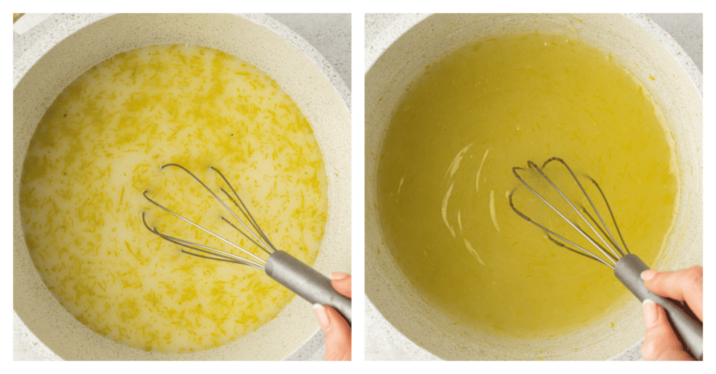 lemon curd made in a stovetop