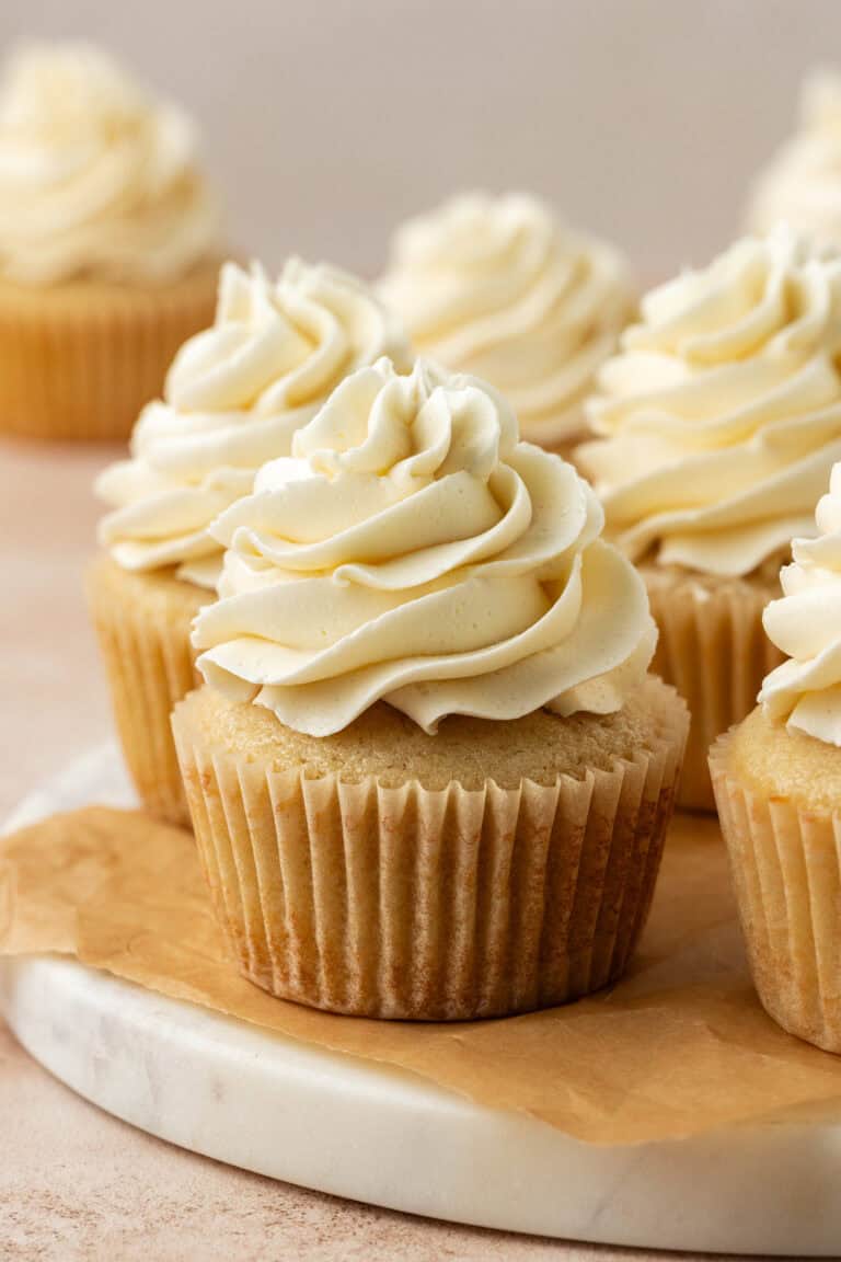 Small Batch Vanilla Cupcakes