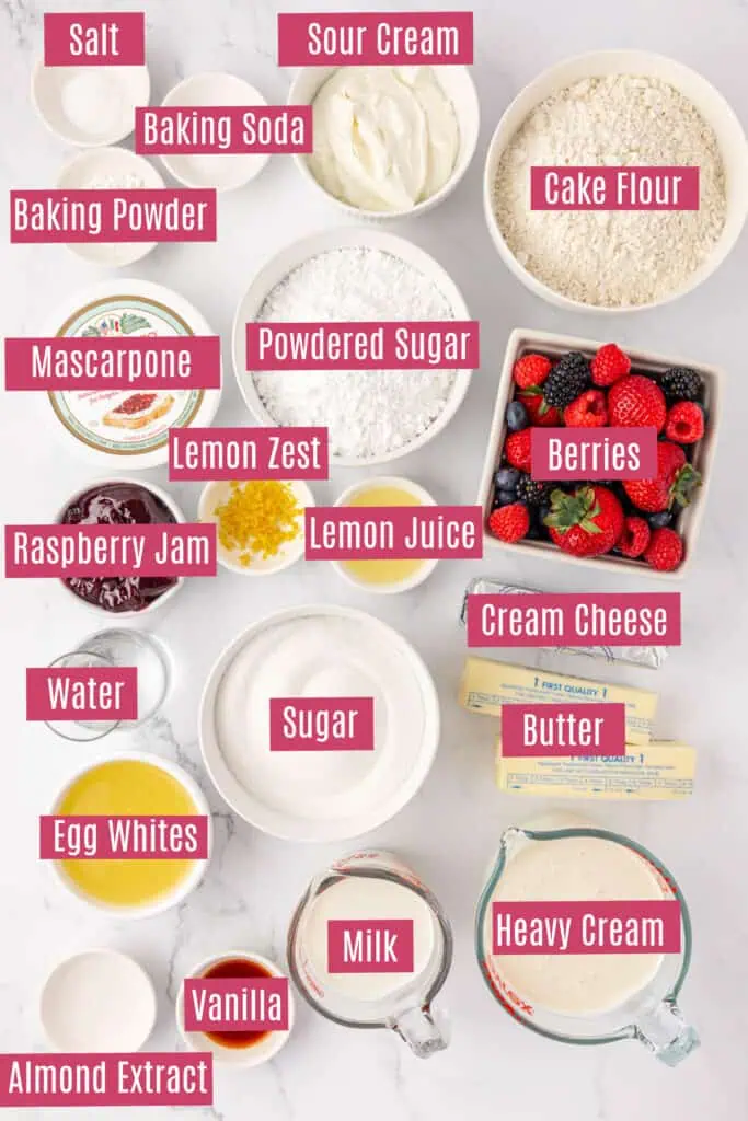 chantilly cake ingredients