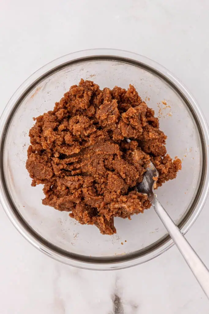 brown sugar pop tart filling in a bowl