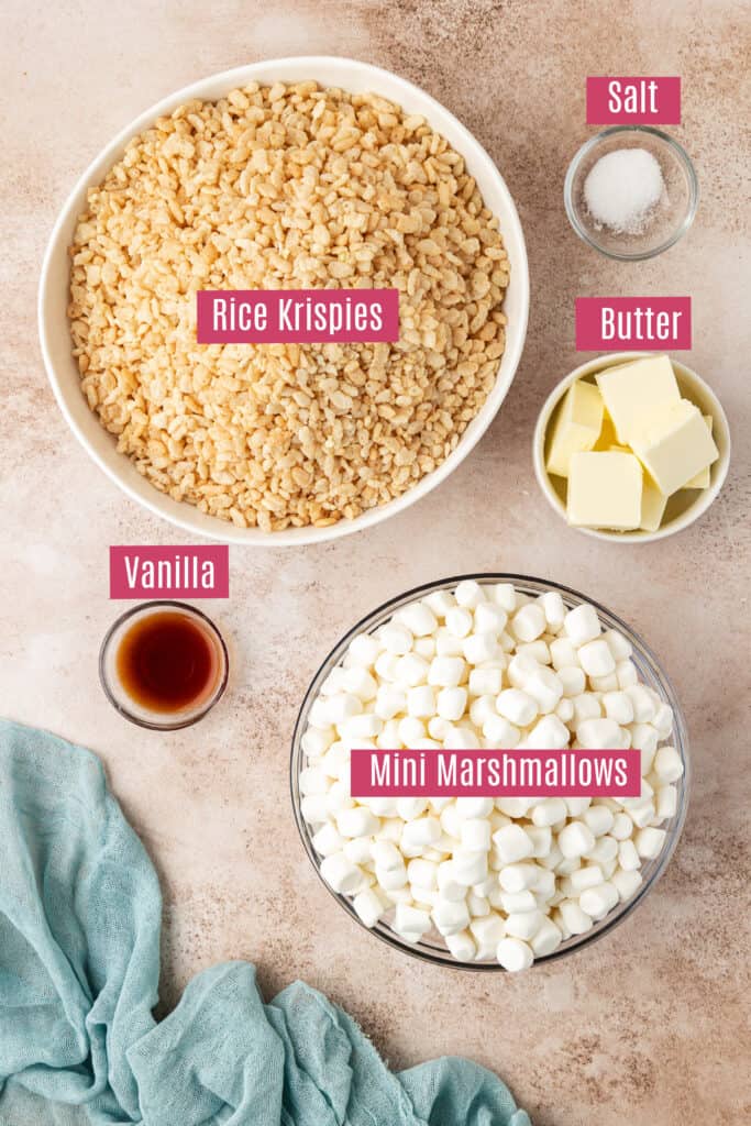 brown butter rice krsipie treats ingredients