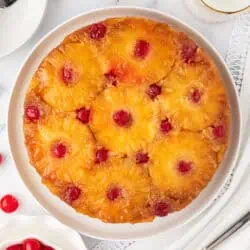 whole pineapple upside down cake