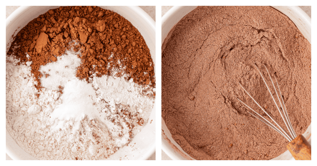 chocolate cake dry ingredients