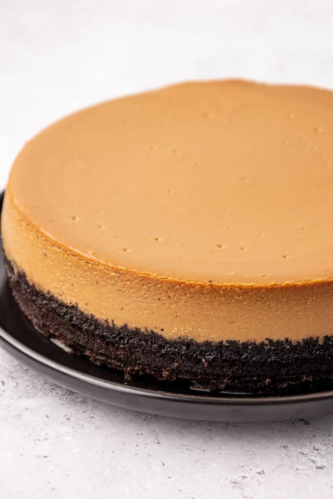 baked espresso cheesecake