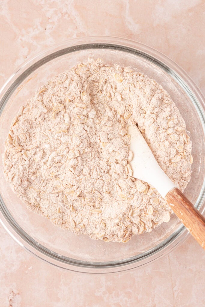 crisp topping dry ingredients stirred together