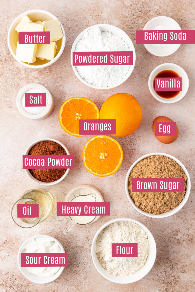 chocolate orange cake ingredients