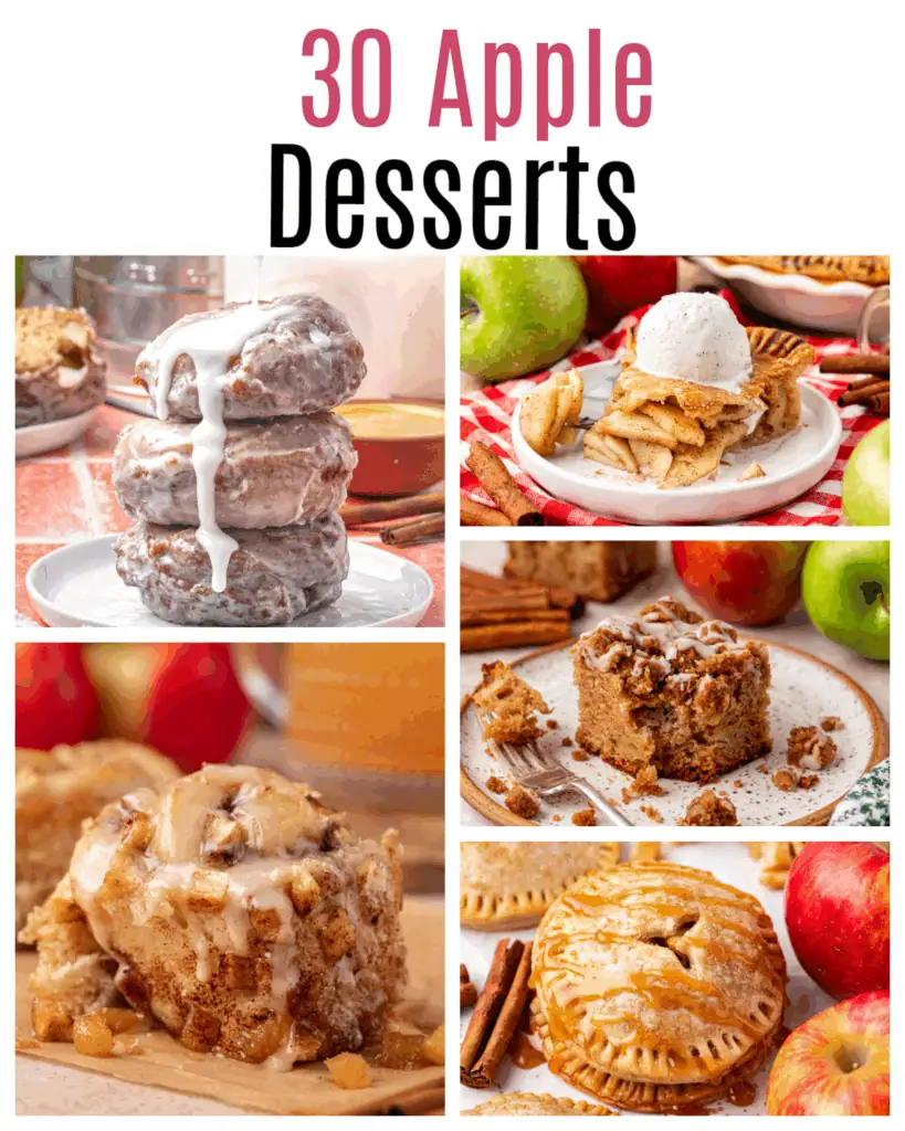 30 apple desserts to make