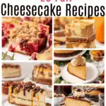 20 Fall cheesecake recipe collage