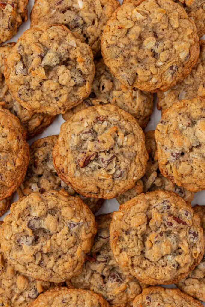 a whole bunch of cowboy cookies