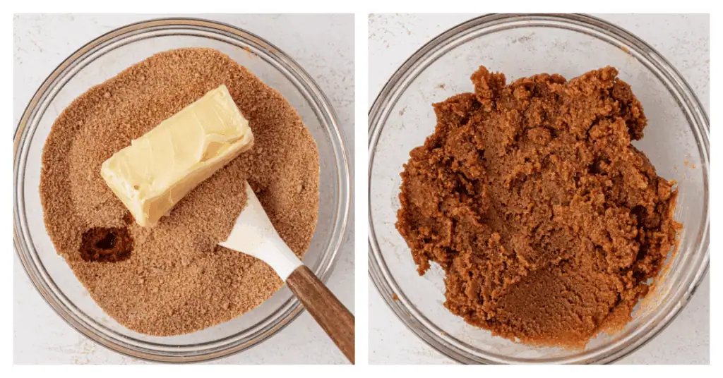 butter added to cinnamon filling