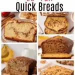 20 Fall quick breads to bake photo collage