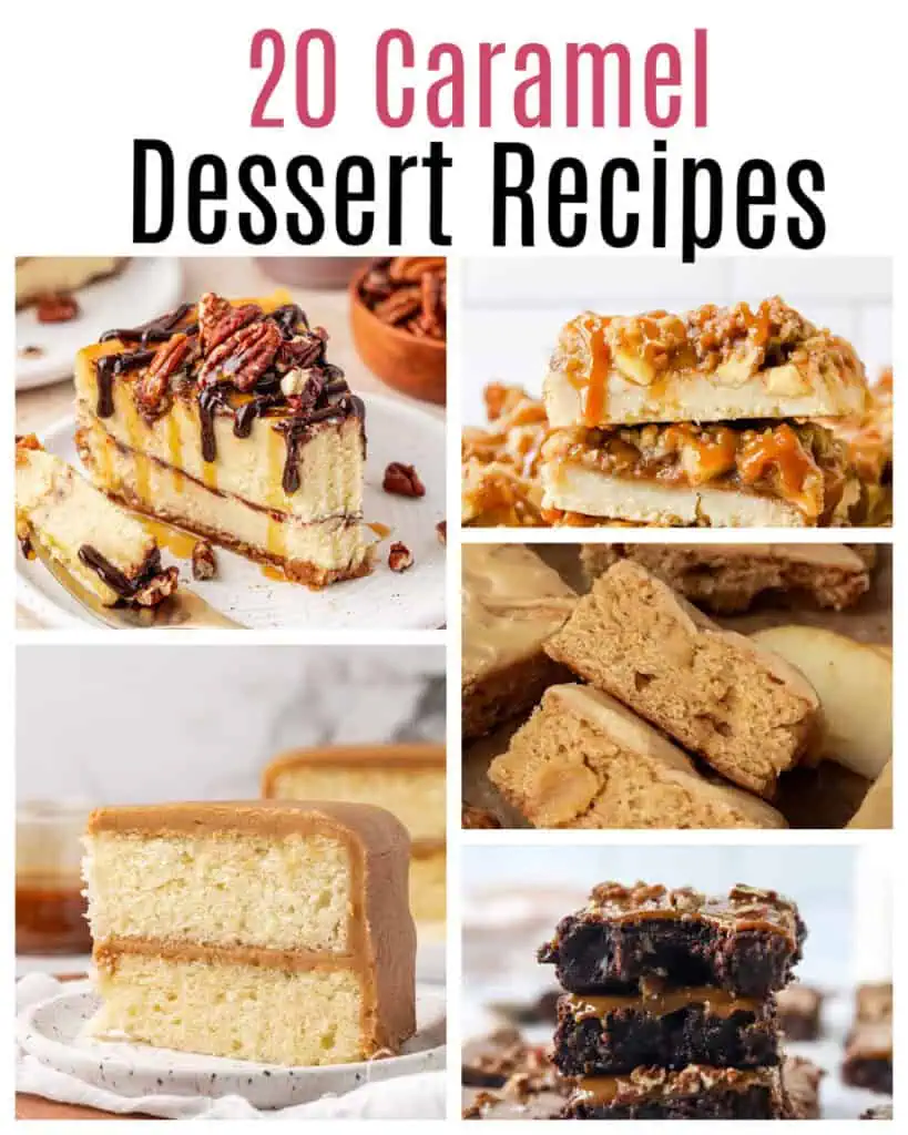 caramel dessert recipe round up