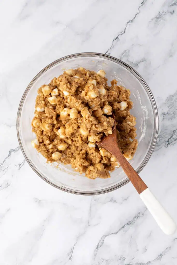 cookie dough in a bowl