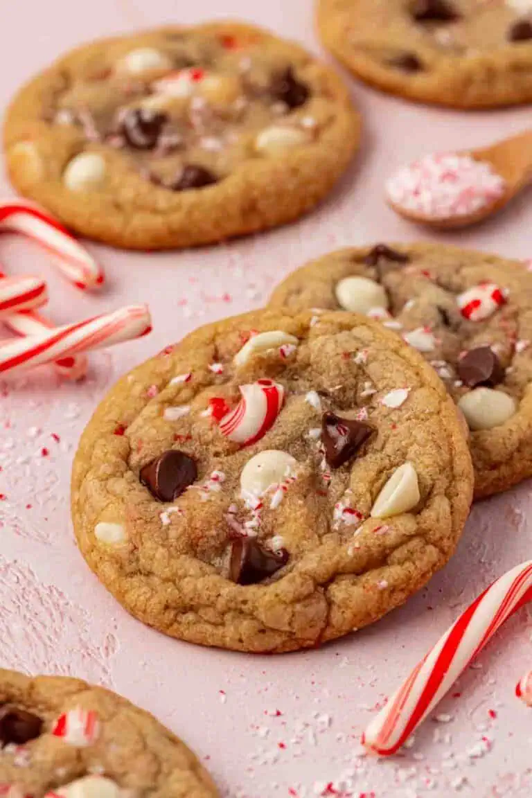 Peppermint Chocolate Chip Cookies