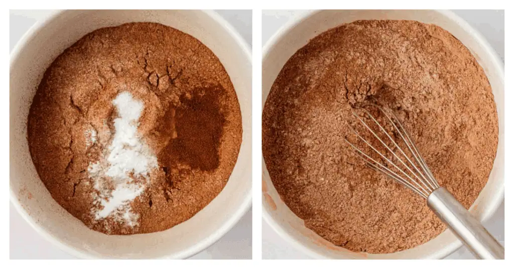 dry ingredients stirred together