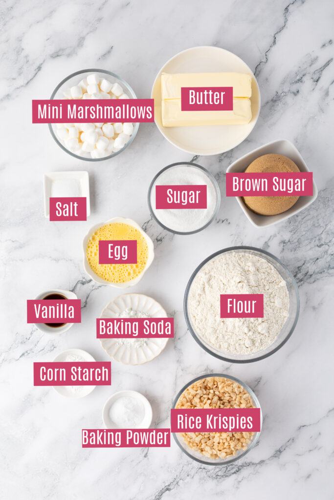 marshmallow rice krispie cookies