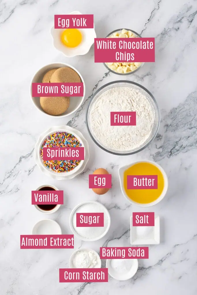 birthday cake cookies ingredients