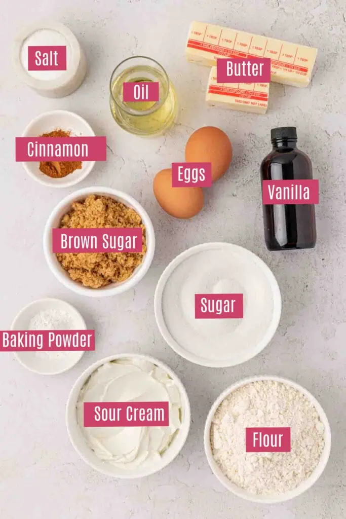 crumb cake ingredients