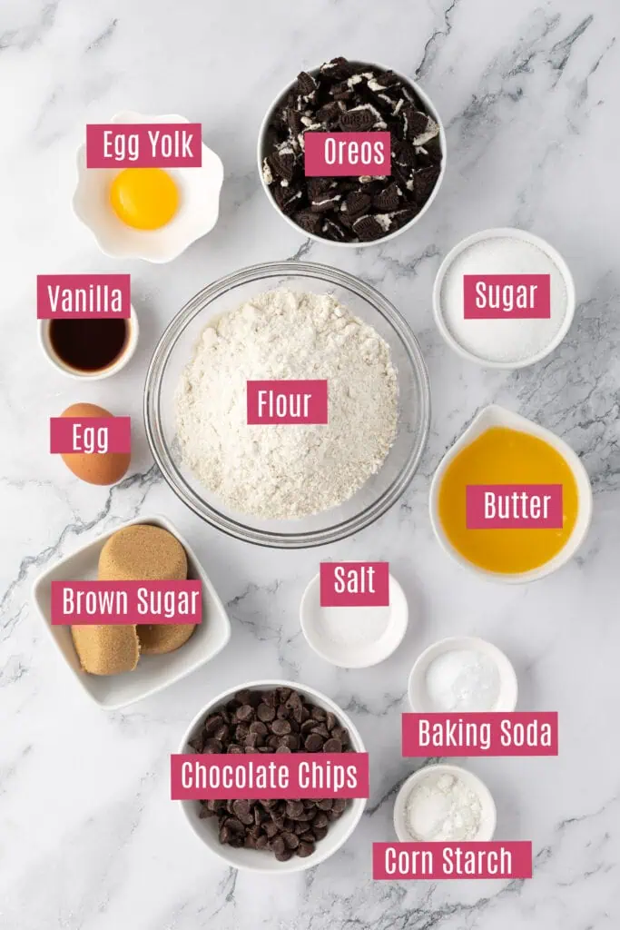 oreo chocolate chip cookie ingredients