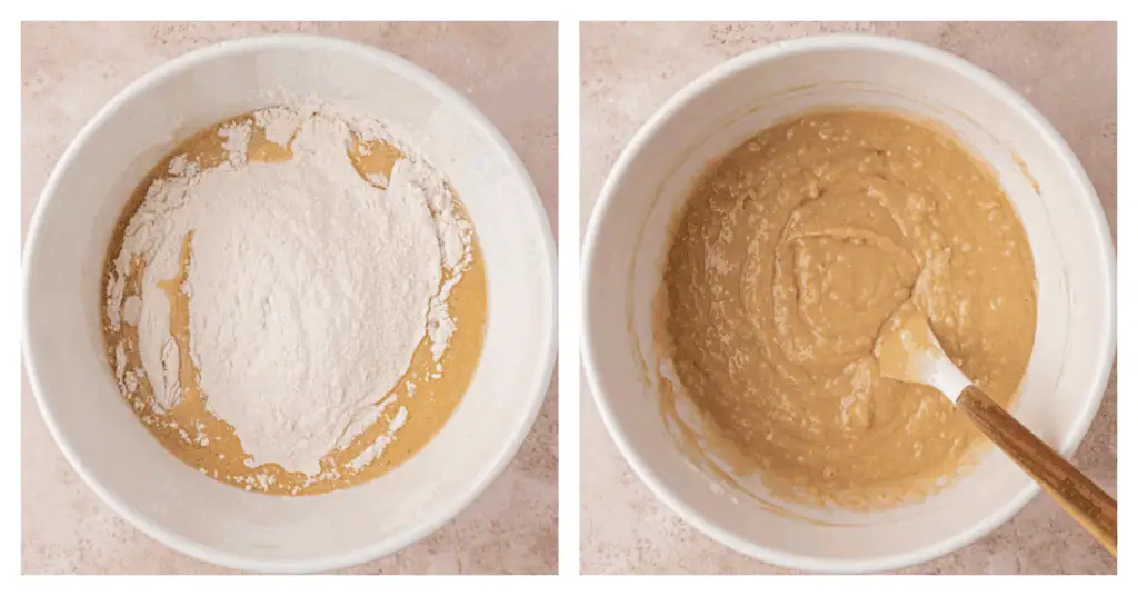 muffin batter mixed together