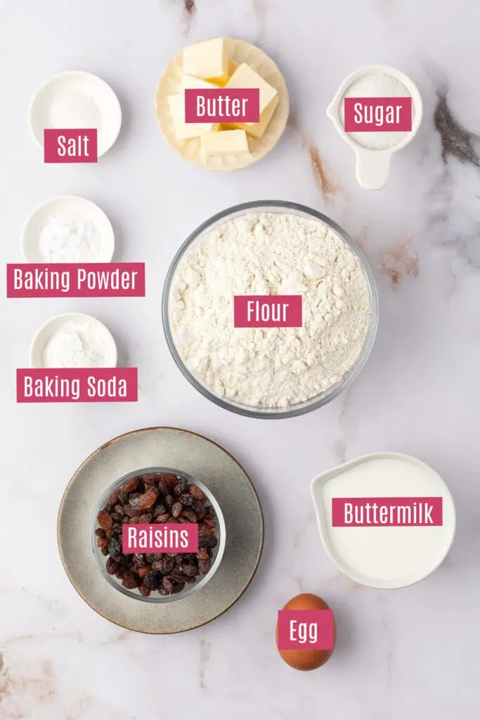 Irish soda bread ingredients