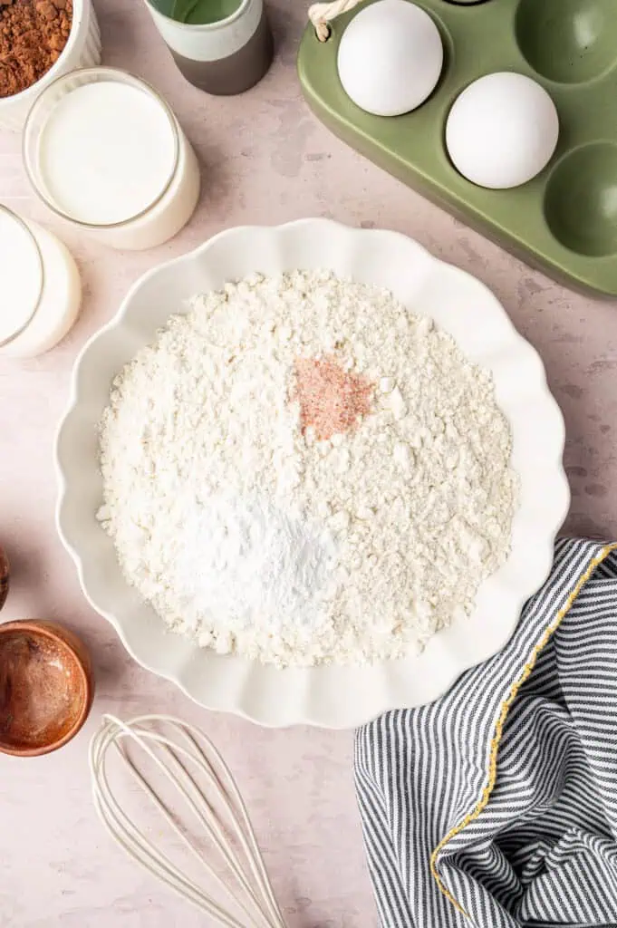 dry ingredients in a bowl