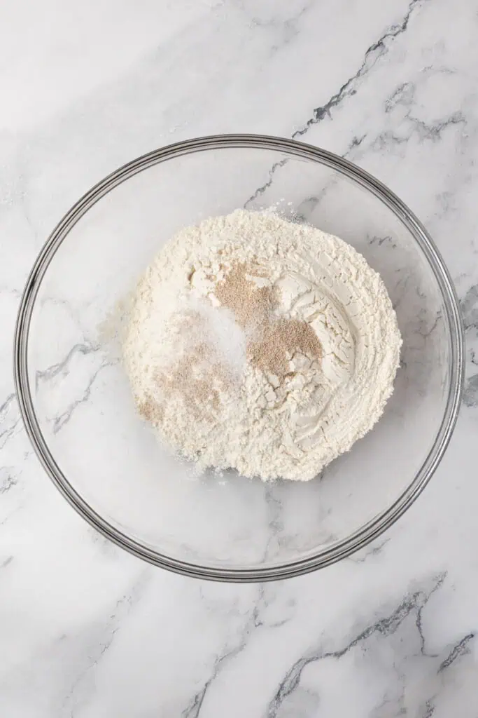 dry ingredients in a bowl