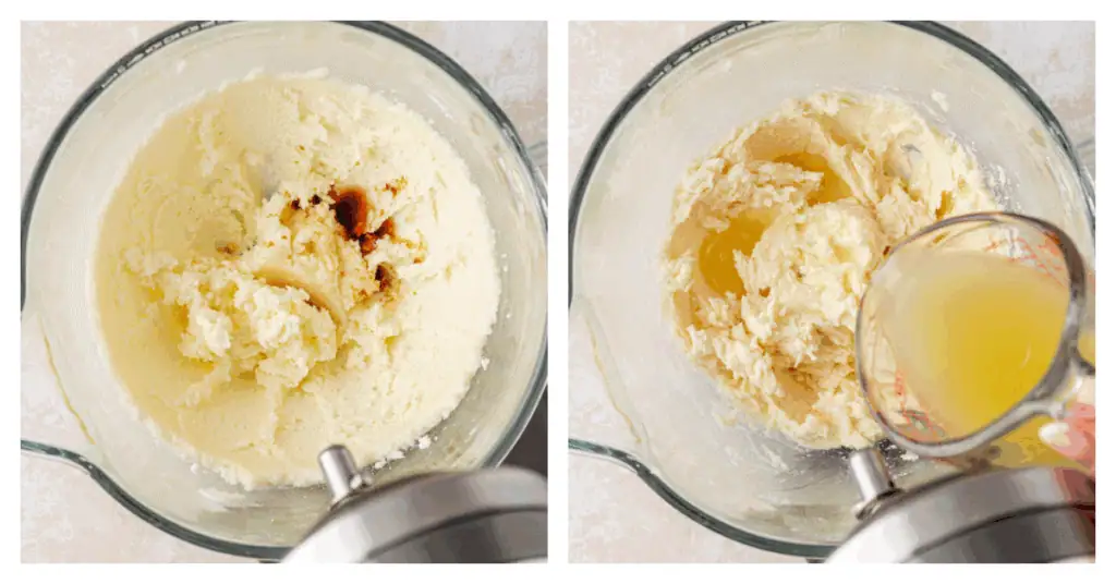 vanilla added to cake batter